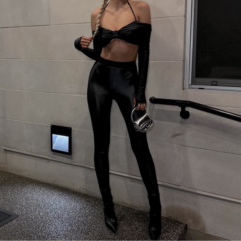 Versace Jeans Couture bustier and  leggings set